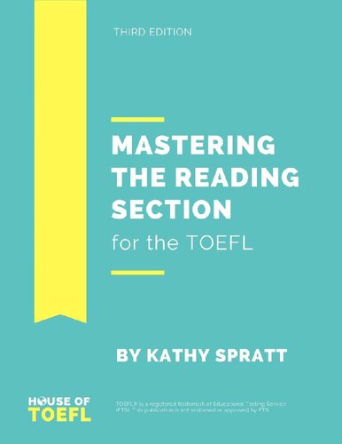 Mastering The Reading Section for the TOEFL