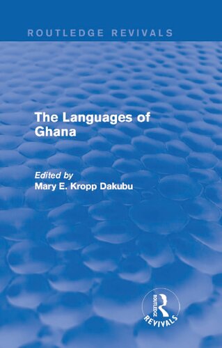 The Languages of Ghana