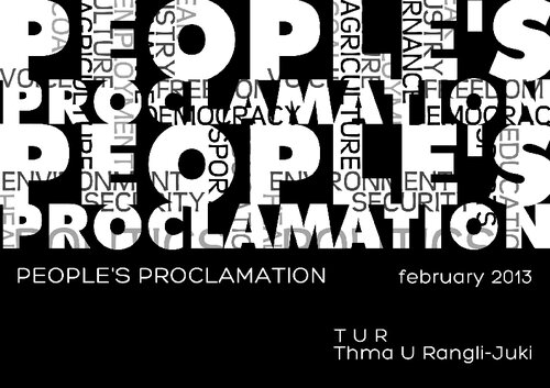 People's Proclamation - Thma U Rangli-Juki (TUR)