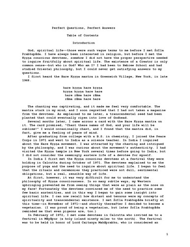 Prabhupada Perfect Questions Perfect Answers