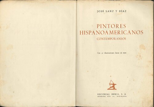 Pintores hispanoamericanos contemporáneos (con 57 ilustraciones fuera de texto)