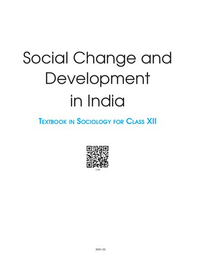 Social Change and Development in India (Sociology Class 12)