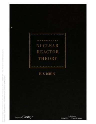 Introductory Nuclear Reactor Theory