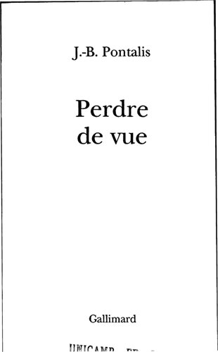 Perdre de vue