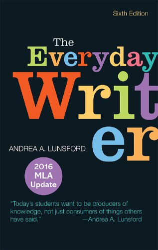 The Everyday Writer with 2016 MLA Update