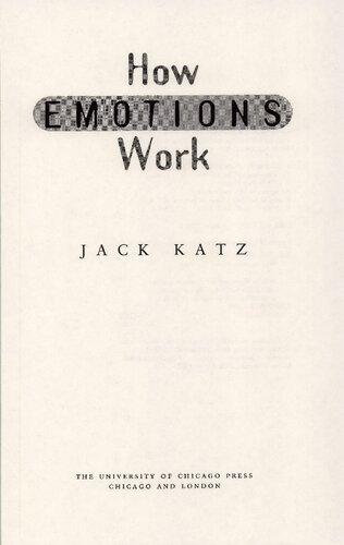 How Emotions Work