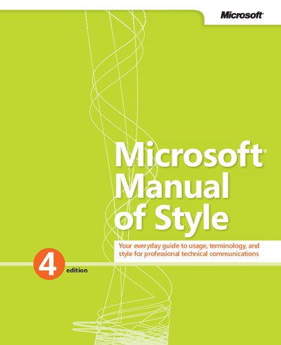 Microsoft Manual of Style