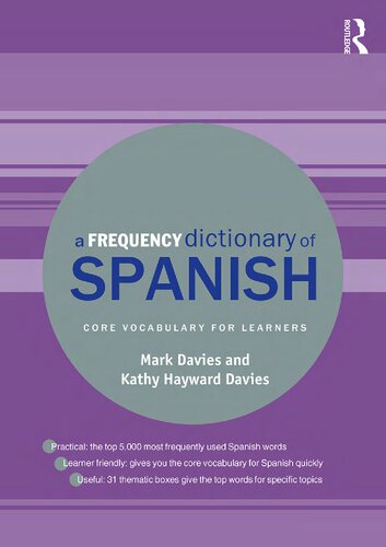 a Frequency dictionary of spanish - core vocabulary for learners.