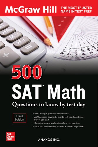 500 SAT MATH QUESTIONS TO KNOW BY TEST DAY.