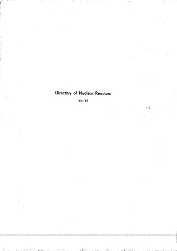 Directory of Nuclear Reactors, Vol. 7. Power Reactors (Supplement to Vol. 4)
