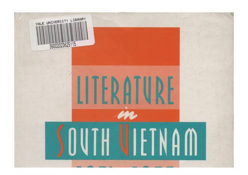 Literature in South Vietnam, 1954-1975