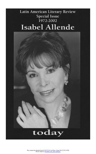 Latin American Literay Review - Isabel Allende Today