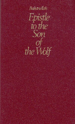 Epistle to the Son of the Wolf