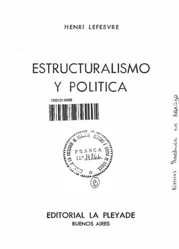 Estructuralismo y política