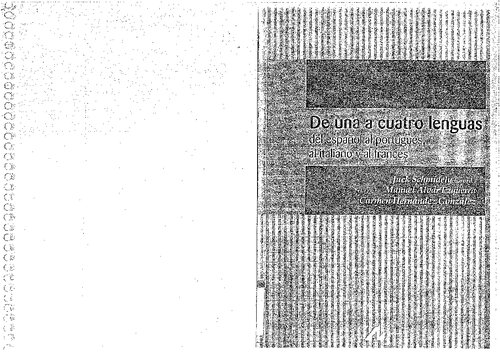 De una a cuatro lenguas: del español al portugués, al italiano y al francés (Manuales y diccionarios) (Spanish Edition)