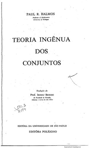 Teoria Ingênua dos Conjuntos