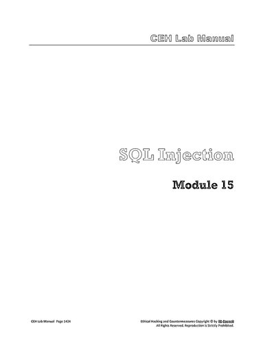 CEH v11 Lab Manual 15~20