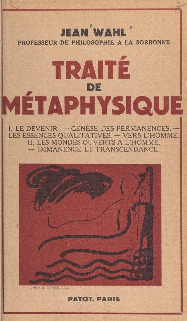 Traité de Métaphysique