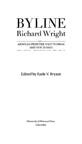 Byline, Richard Wright