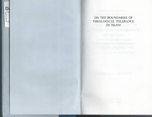 On the Boundaries of Theological Tolerance in Islam