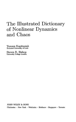 The Illustrated Dictionary  of Nonlinear Dynamics  and Chaos