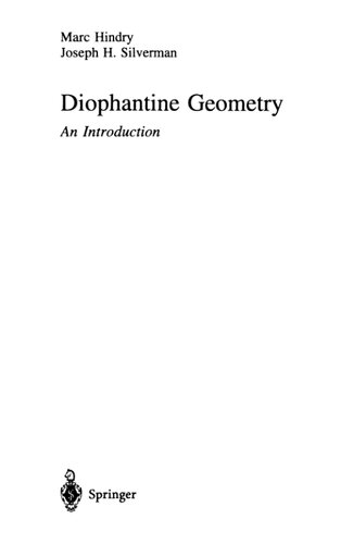 Diophantine Geometry