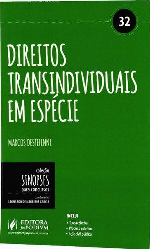 Direitos Transindividuais Em Espécie Vol. 32 - Col. Sinopses Para Concursos