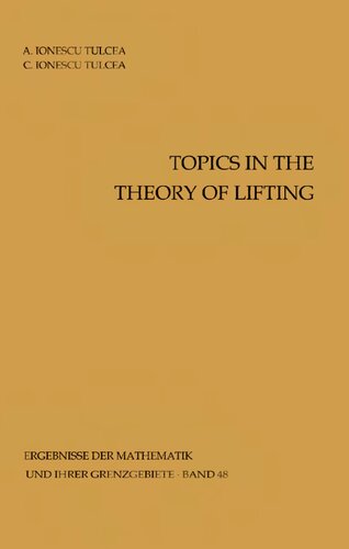 Topics in the Theory of Lifting