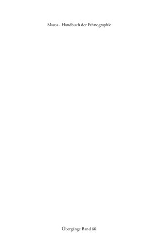 Handbuch der Ethnographie