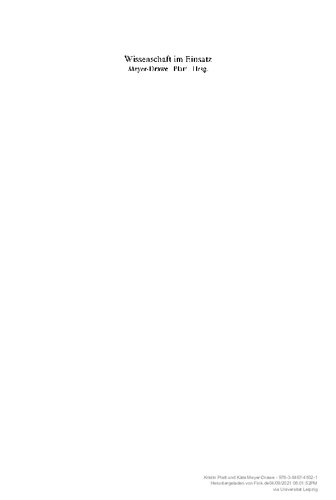 Wissenschaft im Einsatz