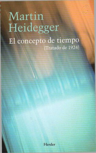 El concepto de tiempo (Tratado de 1924)