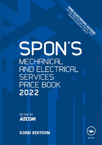 Spon's mechanical and electrical services price book 2022