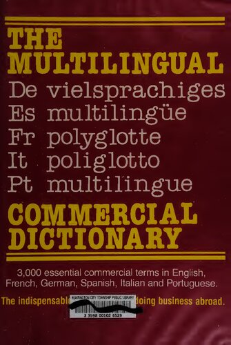 The Multilingual Commercial Dictionary