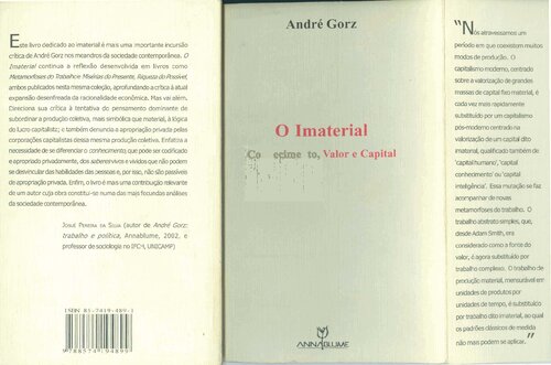 O imaterial: conhecimento, valor e capital