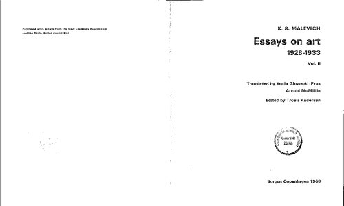 Essays on Art, vol. ii