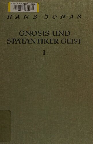 Gnosis und spätantiker Geist
