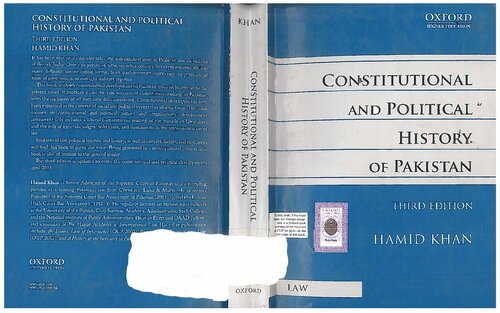Constitutional and Political History of Pakistan