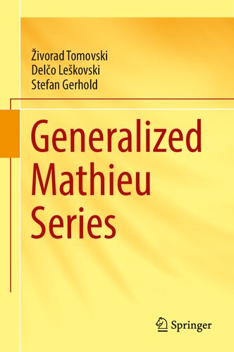 Generalized Mathieu Series: Mathieu Series