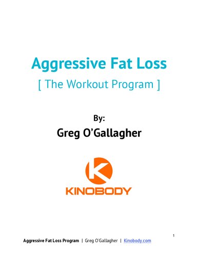 Kinobody - Aggressive Fat Loss Program