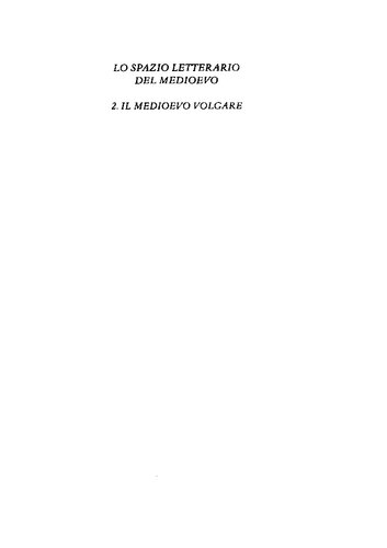 Lo spazio letterario del Medioevo, 2. Il Medioevo volgare, volume V. Cronologia e bibliografia della letteratura medievale volgare