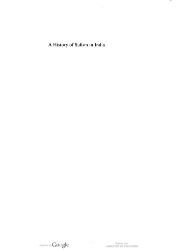 A History of Sufism in India
