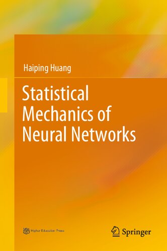 Statistical Mechanics of Neural Networks