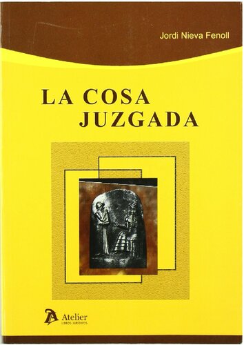 La cosa juzgada