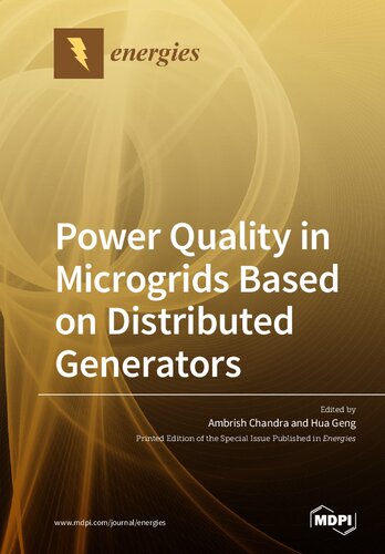Power Quality in Microgrids Based on Distributed Generators