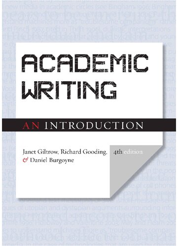 Academic Writing: An Introduction