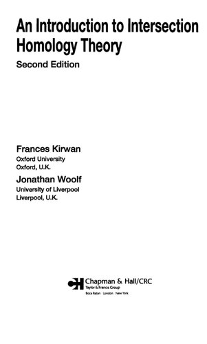 An Introduction to Intersection Homology Theory