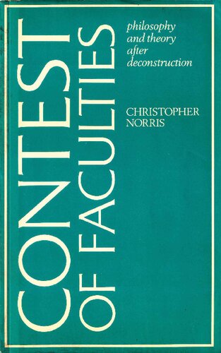 The Contest of Faculties: philosophy and theory after deconstruction