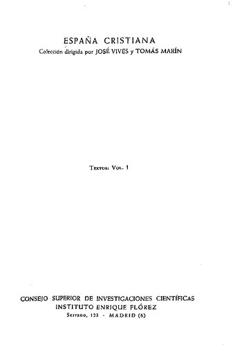 Concilios visigóticos e hispano-romanos