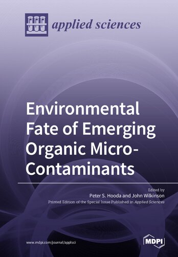 Environmental Fate of Emerging Organic Micro-Contaminants