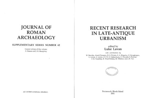 Recent research in late-antique urbanism